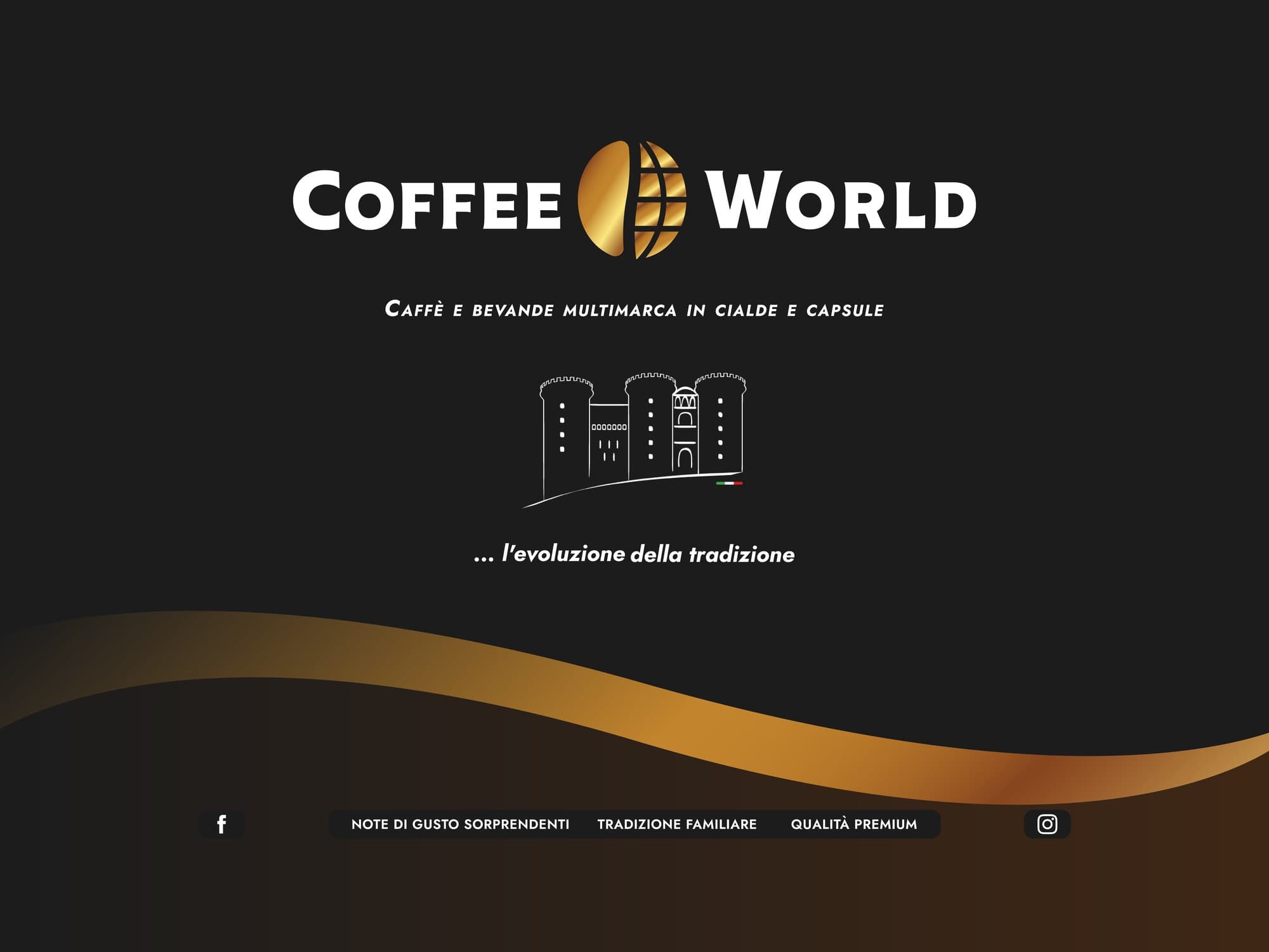 Il marchio CoffeeWorld — caffè e bevande in cialde e capsule